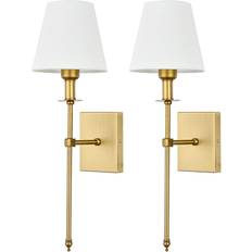 Battery powered wall light Jengush Sconce Gold Wall Light 2