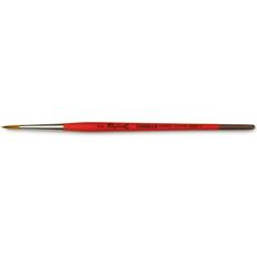 Orange Painting Accessories Raphael Kaerell Short Handle Watercolor Brush, Round, 2, Natural