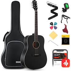 Sort Akustiske guitarer Donner Acoustic Guitar Kit 41 Inch