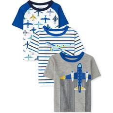 18-24M Shirts Children's Clothing The Children's Place Toddler Boys Top 3-Pack 12-18 Cotton/Polyester