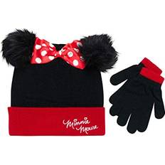 Disney Black Accessories Disney Little Winter Hat, Kids Gloves, Minnie Mouse Baby Beanie for Girl Ages 4-7