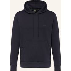 BOSS Blød Fleece Hættetrøje Herre - Navy