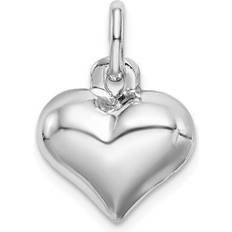 Charms & Pendants Private Label Sterling Silver Puffed Heart Charm