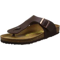 Birkenstock Brown Flip-Flops Birkenstock Women's Flip Flop Sandals, Brown Dark Brown