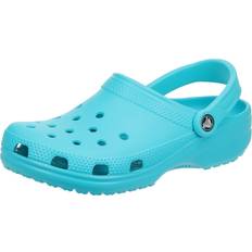 Turkosa Utetofflor Crocs Classic Digital Aqua Sandaler - Turkos
