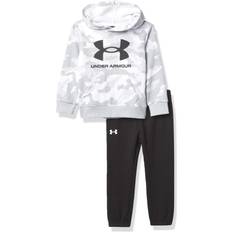 T-shirts Under Armour mens Ua Rival Symbol Hoodie Set T Shirt, White