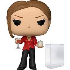 Pop Funko The Office Jan Levinson with Wine & Candle Vinyl Figure Bundled with Compatible Protector to Protect Display Box