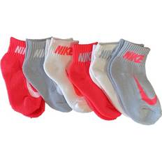 Nike Socks Nike Kids Ankle Socks Cushioned Pairs White Assorted 7C-10C