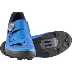 Blue - Men Cycling Shoes Shimano XC502 Mountain Bike Shoe Men's 44.0