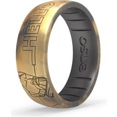 Enso Rings Etched Star Wars Silicone Comfortable and Flexible Design Obi-Wan Hello There