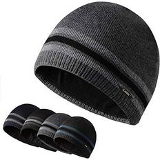 Beanies HiRui HiRui Knit Beanie Winter Hats for Men Women Kids-Warm Classic Daily Skull Cap Gray