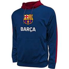 Icon Sports Men’s Pullover Hoodie – Officially Licensed Athletic Casual Sweatshirt FC Barcelona Football Champions League FCB45PH, Navy, X-Large