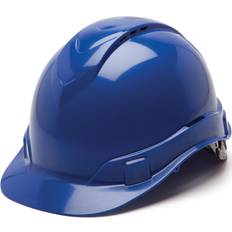 Safety Helmets on sale Pyramex Pyramex Ridgeline Cap Style Hard Hat, Vented, 4-Point Ratchet Suspension, Blue