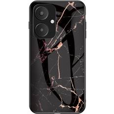 Eiderwood EIDERWOOD Xiaomi Redmi 13C 5G Plastik Cover m. Glasbagside Sort & Guld Marmor