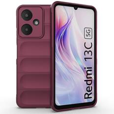 Eiderwood EIDERWOOD Xiaomi Redmi 13C 5G Fleksibelt Plastik Cover Vinrød