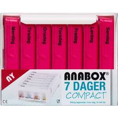 Anabox Sundhedsplejeprodukter Anabox compact 7 dage pink 1 stk