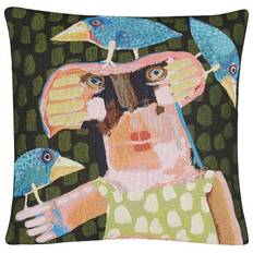 Poulin Design Boligtekstiler Poulin Design Sylvester Ladies With Torpedo Birds Komplet pyntepude Multifarve (45x45cm)