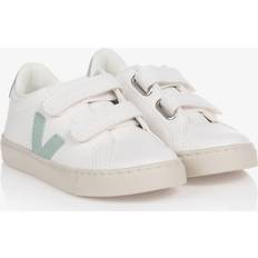 Veja Teen White & Green Esplar Trainers White