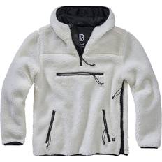 Brandit Jakke Teddyfleece Worker Pullover, Hvid