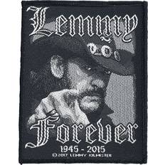 Tygmärke Lemmy Kilmister Forever Svart/Vit