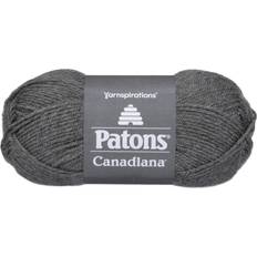 Yarn & Needlework Supplies Patons Canadiana Yarn, Medium Grey Mix