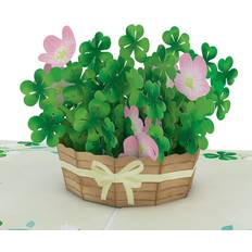 St. Patrick's Day Party Supplies Lovepop Lovepop Shamrock Basket Pop Up Card, 5 X 7, St. Patrick Day Card