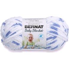 Baby Blanket Yarn 3.5 oz Gauge 6 Super Bulky Little Denim Print