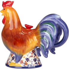 Multicolored Carafes, Jugs & Bottles Certified International Morning Rooster 3-D Rooster Teapot