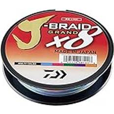 Monivärinen Kalastuslangat Daiwa J-Braid Grand X8 multicolor 300m kuitusiima