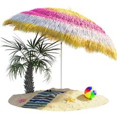 Parasol Hawaii Ø 160 cm Højdejusterbar Strandparasol