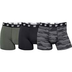 CR7 Underwear CR7 Men's 3-Pack Microfiber Trunks, Moss Green, Black, Camou, Double X