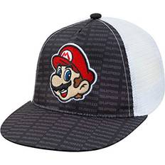 S Caps Nintendo Boys Super Mario Baseball Cap Age 4-7 Black