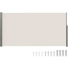 Beige Terassmarkiser VEVOR Outdoor Privacy Screen 71 x 138 in Beige