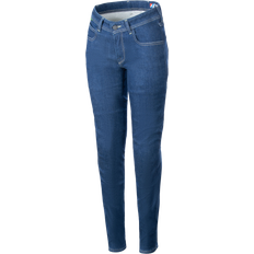 XS Motorbroeken Alpinestars Daisy V3, jeans vrouwen kleur: blauw maat: