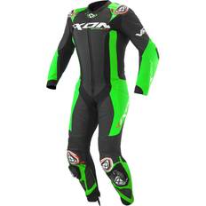 Motorcycle Suits Ixon Vortex MC Leather Suit Black-Green