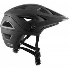 TSG chatter solid color satin black mtb helm