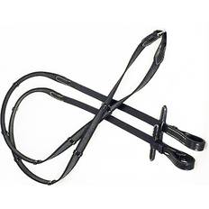 Læder Tøjler Anti Slip Grip - Sort