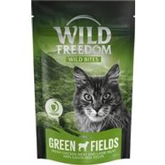 Sparpack: 3 Wild Freedom Snack Wild Bites spannmålsfritt Green Fields & lamm