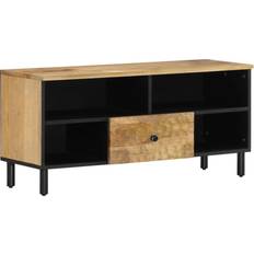 TV Benches on sale vidaXL TV-Schrank 100 x 33 x 46 cm Massivholz Mango Fernsehschrank