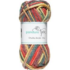 Garn Chunky Acrylic 50g dusty autumn multi