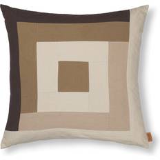 Ferm LIVING Putetrekk ferm LIVING Border patchwork Putetrekk Brun (50x50cm)