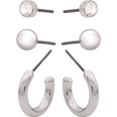 Dazzling J14 Pack Beads And Hoop Silver