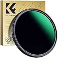 K&F Concept D-serie variabelt ND-filter ND3-ND1000 grått filter 67 mm 1,5–10 bländarsteg