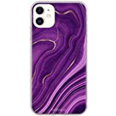ERT GROUP mobiltelefonfodral för Apple Iphone 11 originalt och officiellt licensierat Babaco mönster Marble 006 Vit optimalt anpassad till formen på mobiltelefonen, fodral tillverkad av TPU-plast