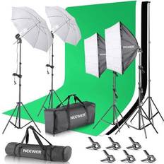 Studio Lighting Neewer Photography Lighting Kit with Backdrops 8.5x10ft