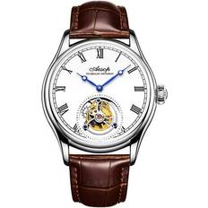 Aesop Wristwatch Analog Manual Winding Mechanical Men s and Leather Sapphire Male Skeleton Tourbillon Clock Waterproof