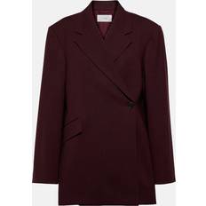 Rot Jacketts The Row Blazer Azul aus Schurwolle Burgund