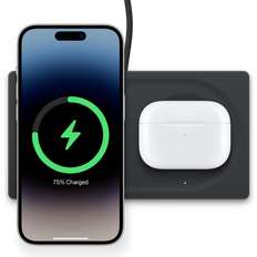 Belkin BOOST CHARGE PRO 2-in-1 Wireless Charger Pad with MagSafe Black