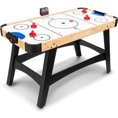 Air Hockey Table Sports SereneLife 54" Air Hockey Game w/Built-in Score Tracker & Puck Dispenser, Digital