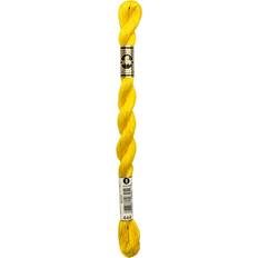 DMC 444 Dark Lemon Pearl Cotton Skein Size 5 27.3yd